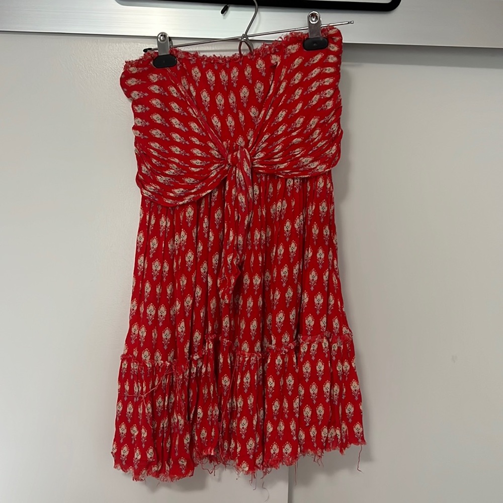 Free People strapless dress